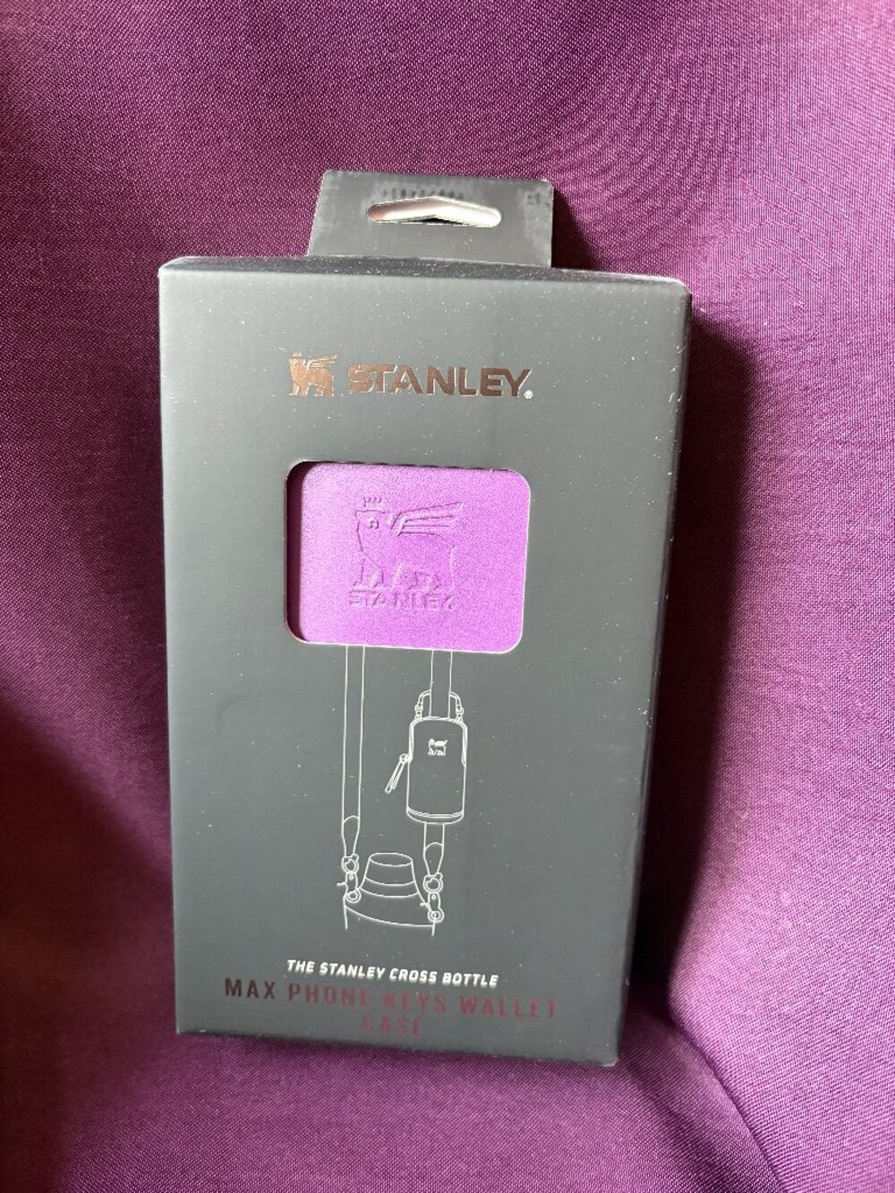 NEW Stanley Cross Bottle Max Phone Keys Wallet Case Lilac Essentials Case